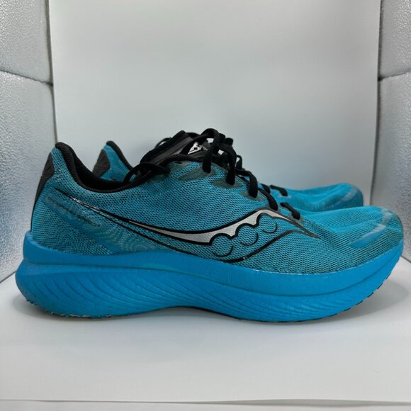 Saucony Endorphin Speed 3 Echo ViZiblue Shoes Mens Size 12 Blue Running Race - Picture 1 of 12
